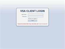Tablet Screenshot of clients.vsadc.com